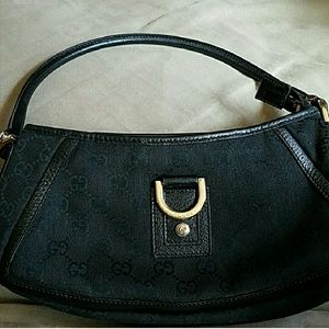Authentic GUCCI black shoulder bag